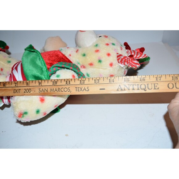 BUILD A BEAR Christmas Holiday Sugar Cookie Plush Sprinkle  Bear 18” w outfit - Picture 8 of 8